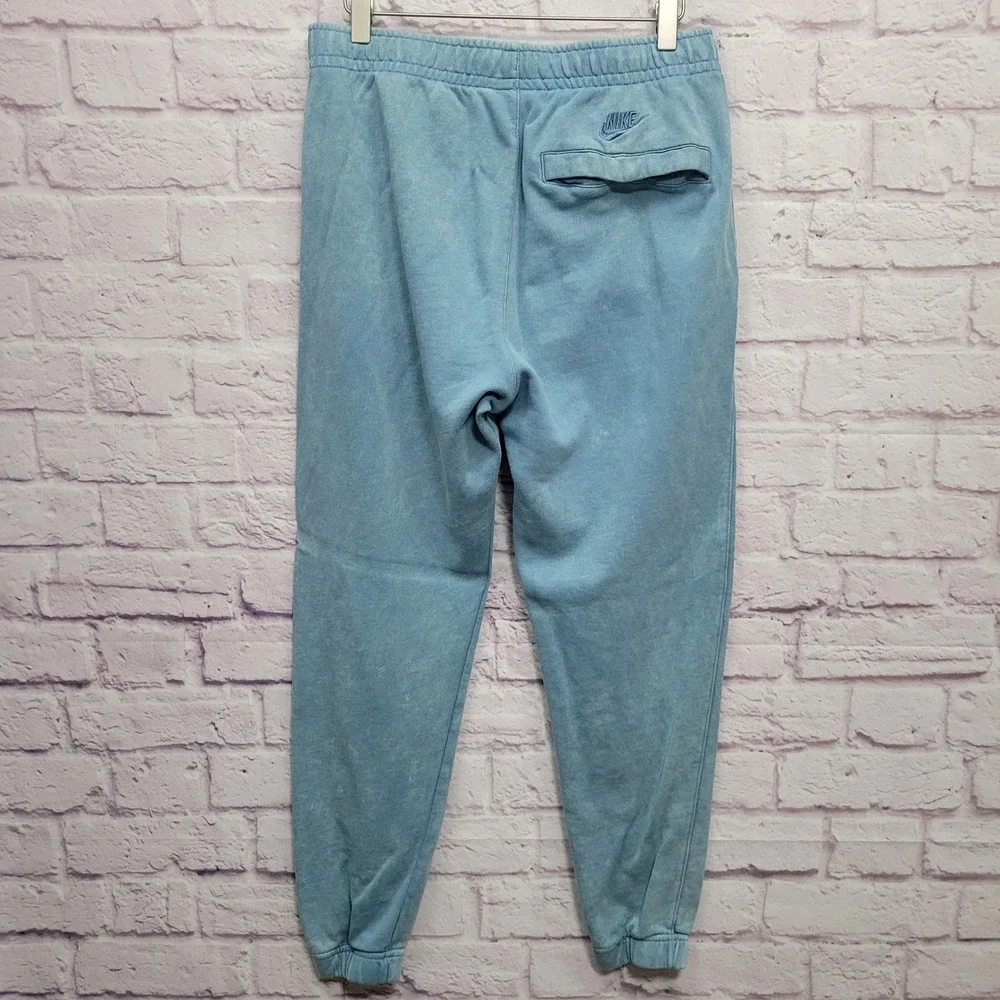 Nike Sportswear‎ JDI Washed French Terry Sweatpants Blue Mens Small CJ6361-424